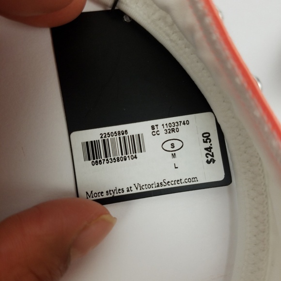 New VS 2psc swim white with neon & orange straps - Picture 8 of 8